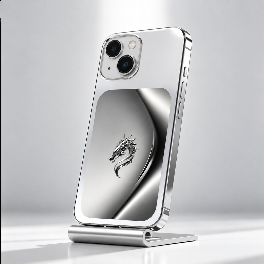 Silver Dragon Electoplating Phone Case