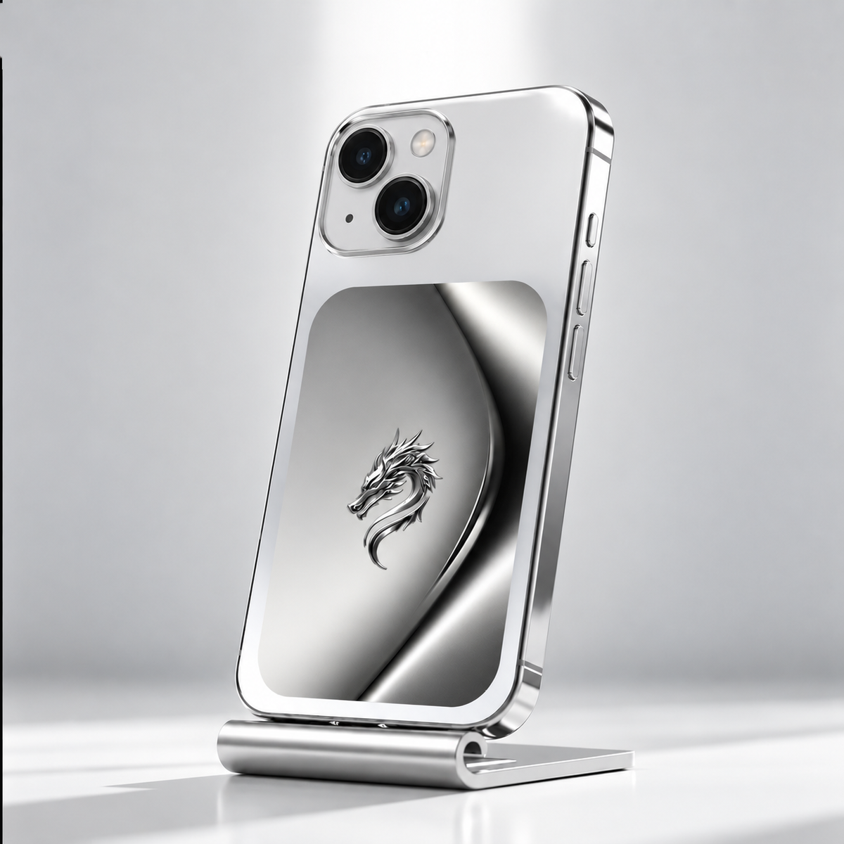 Silver Dragon Electoplating Phone Case