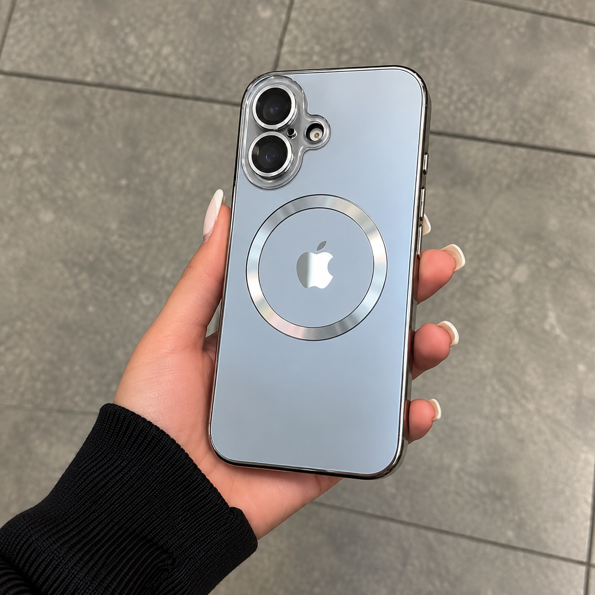 Silver Titanium Protective Case