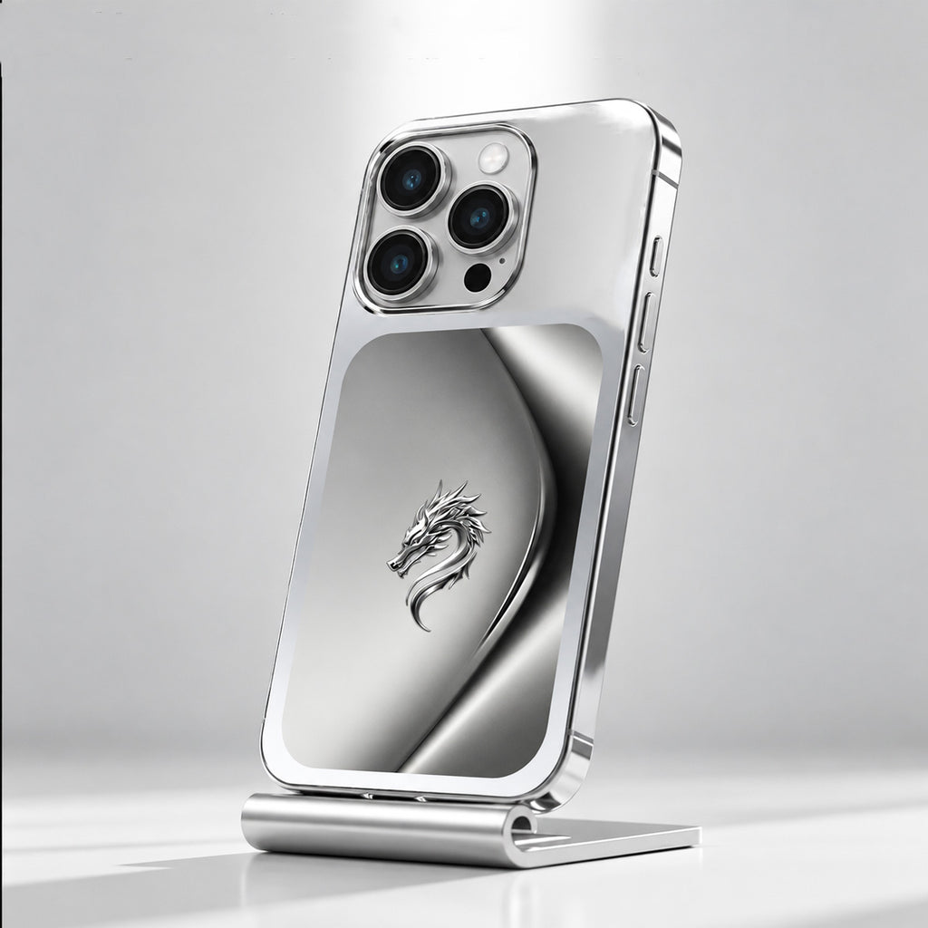 Silver Dragon Electoplating Phone Case
