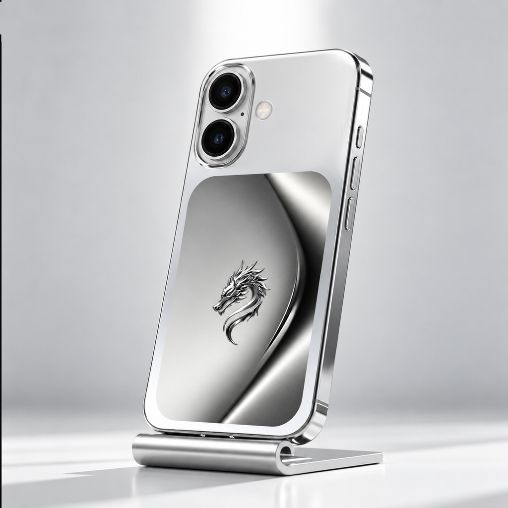 Silver Dragon Electoplating Phone Case