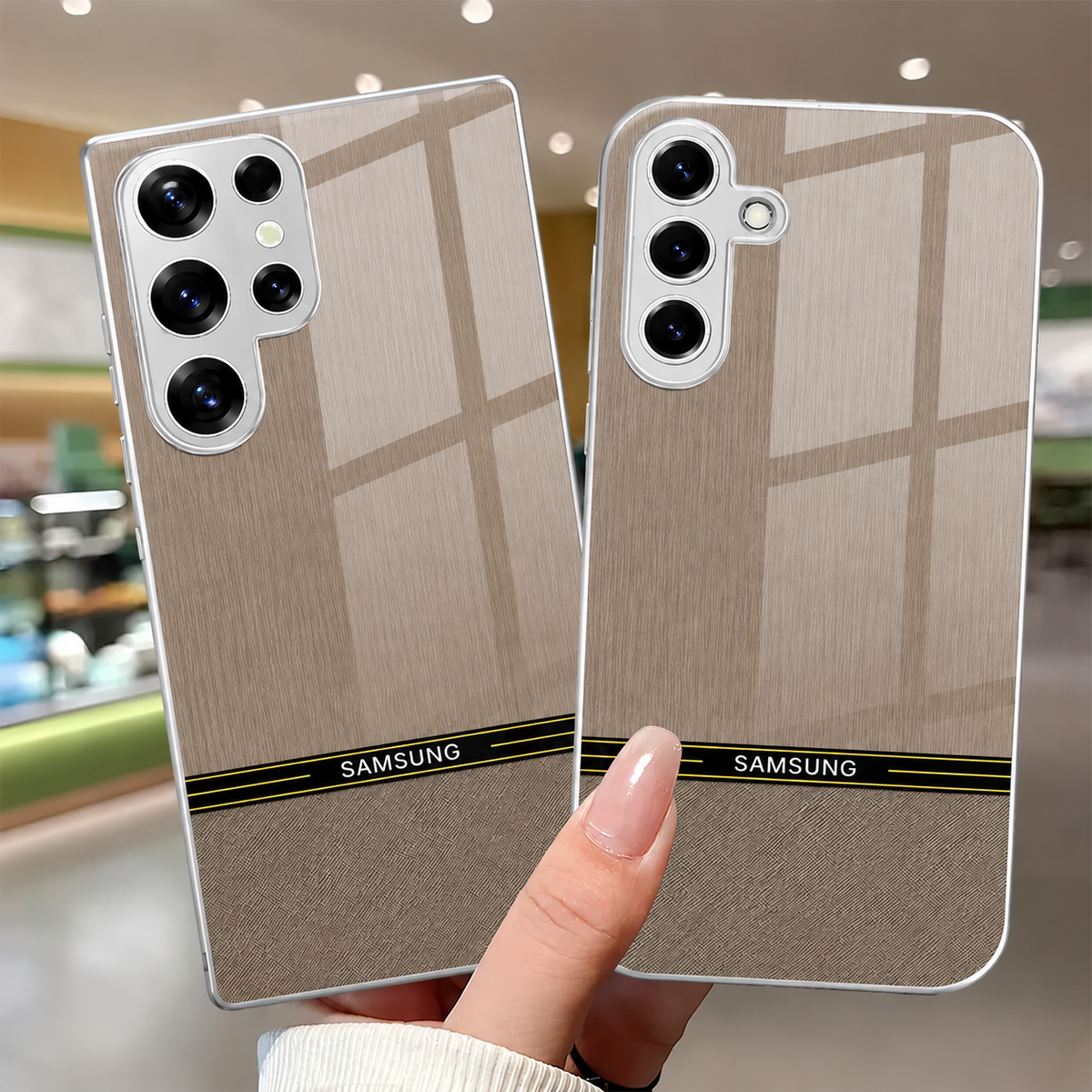 Galaxy S Series - Luxe Plaid Pattern Case