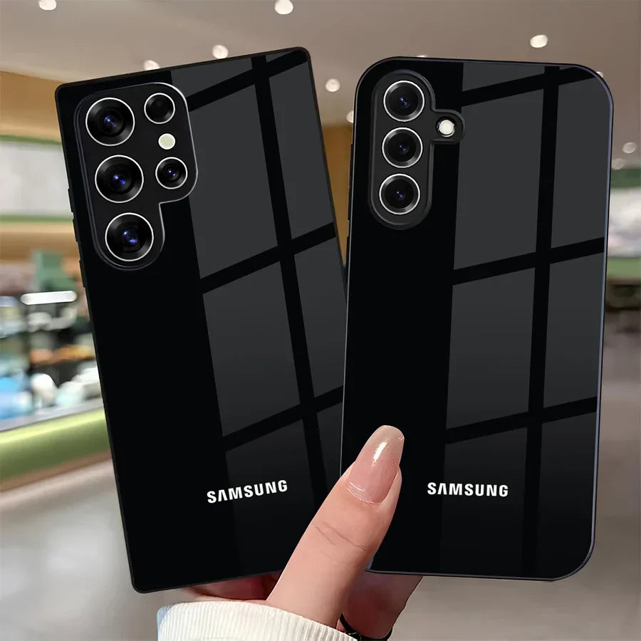 Galaxy S Series - Classic Grid Matte Black Case