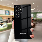 Galaxy S Series - Classic Grid Matte Black Case