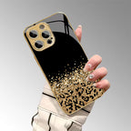 Black Gold Wild Print Case