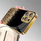 Black Gold Wild Print Case