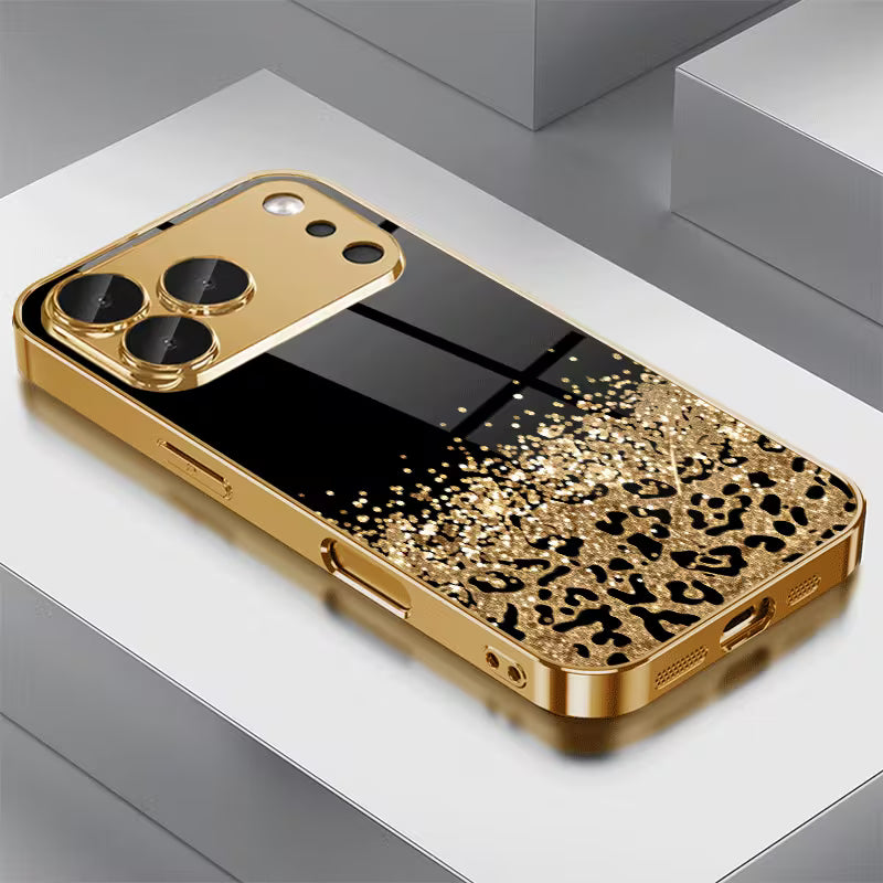 Black Gold Wild Print Case