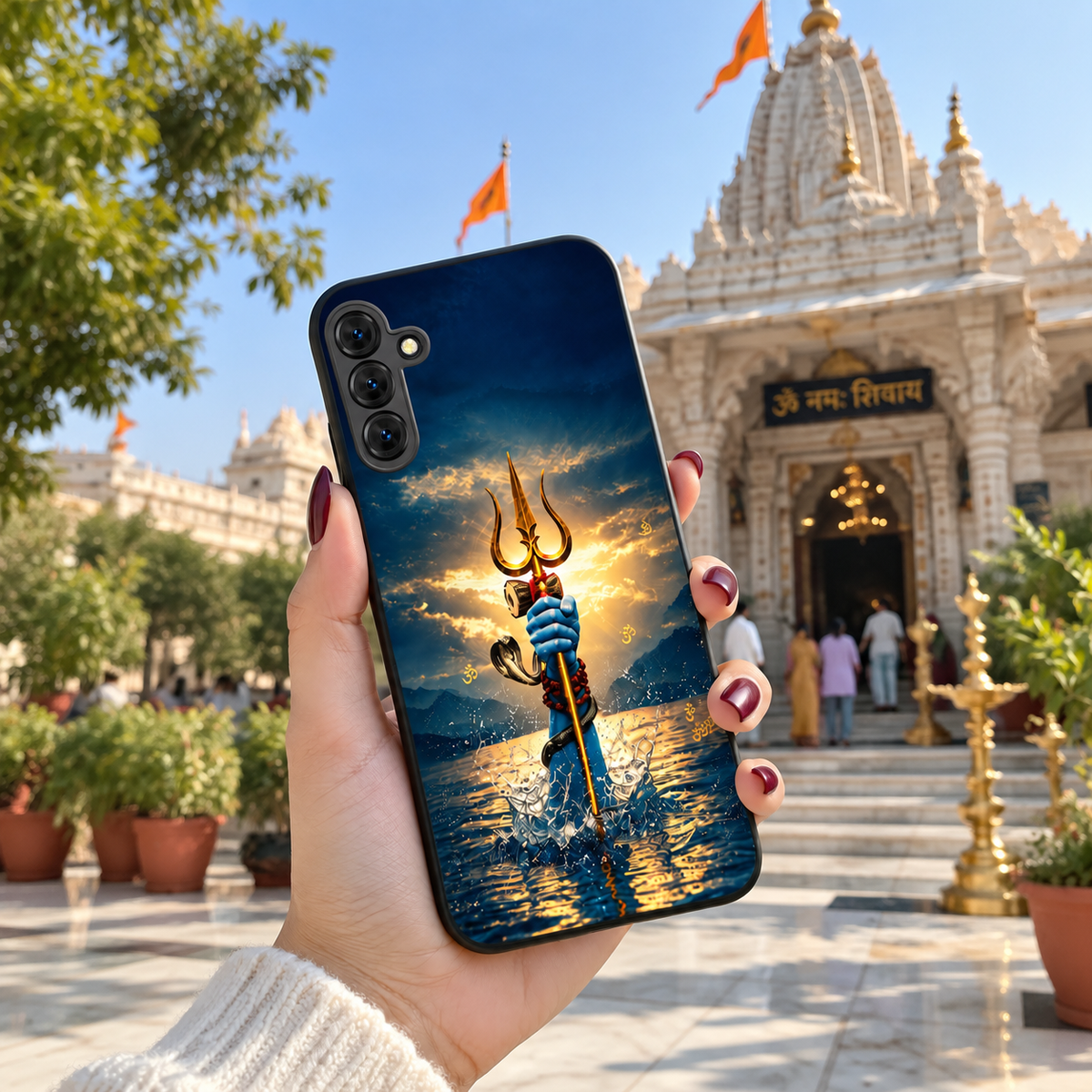 Galaxy Series - Mahadev Trishul Spiritual Art Case