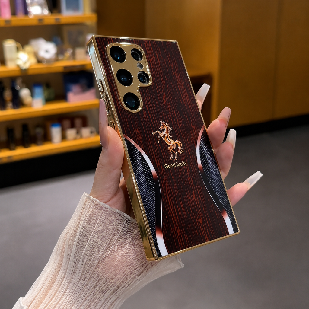 Galaxy Series - Golden Steed Luxury Phone Case