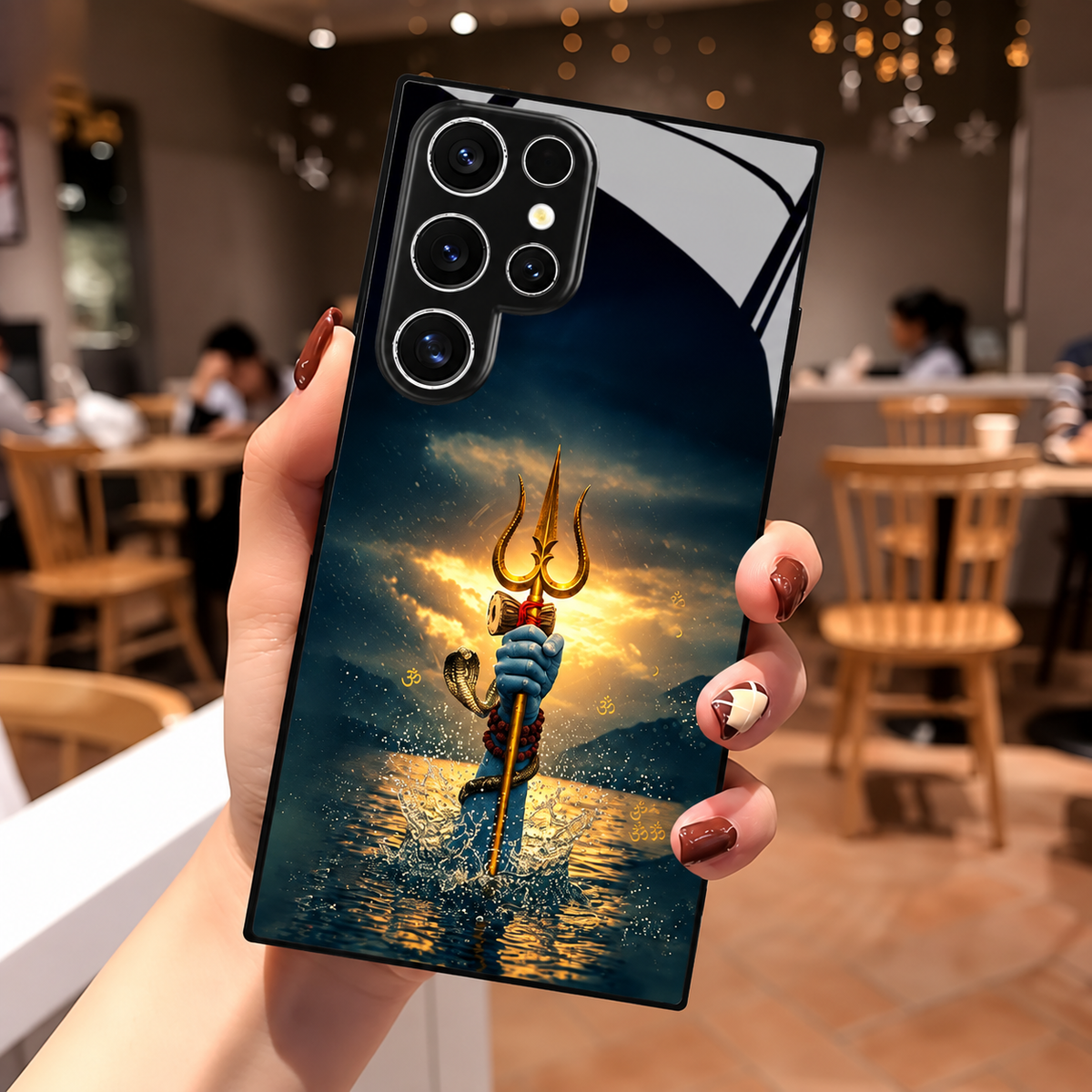 Galaxy Series - Mahadev Trishul Spiritual Art Case