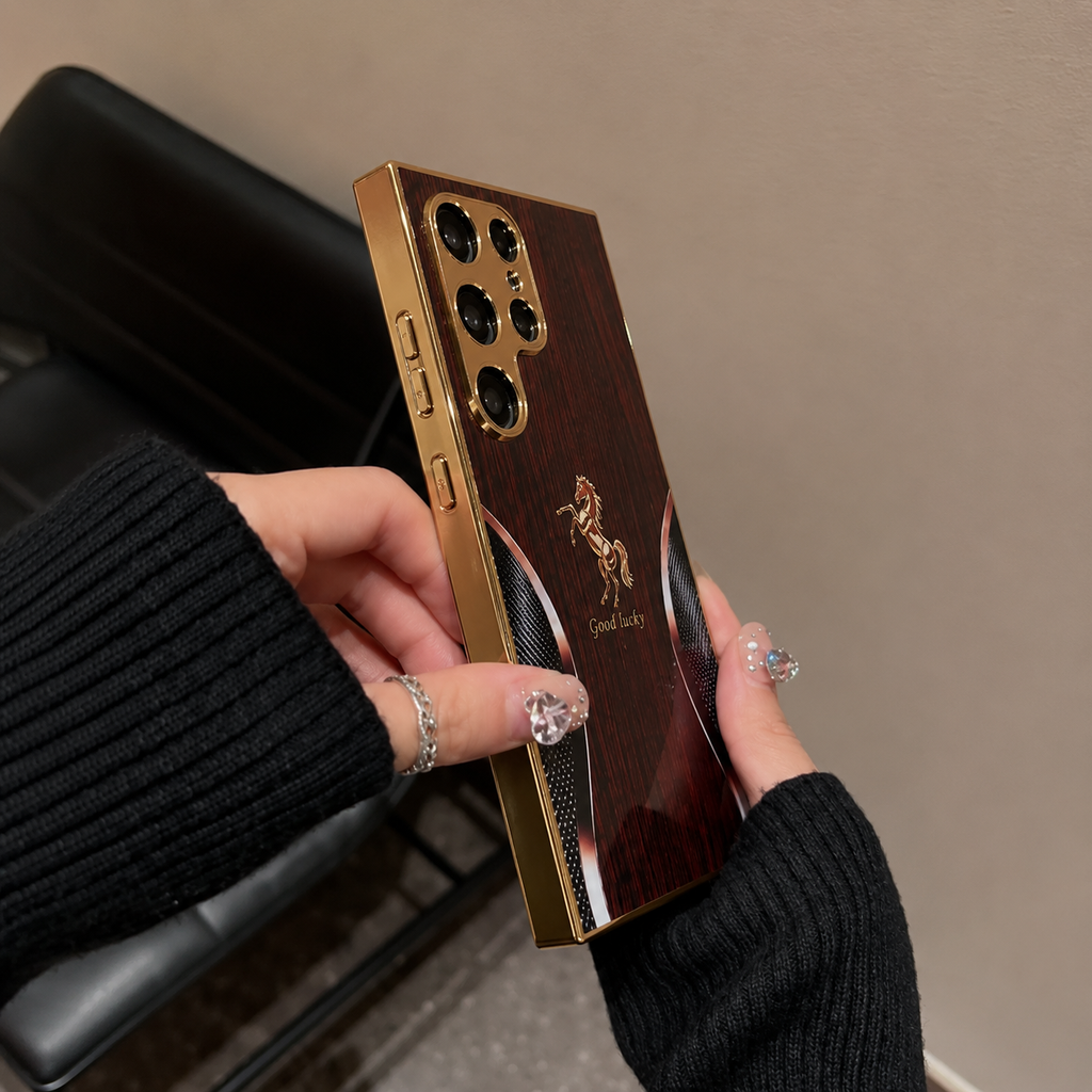 Galaxy - Royal Stallion Wood Glass Case