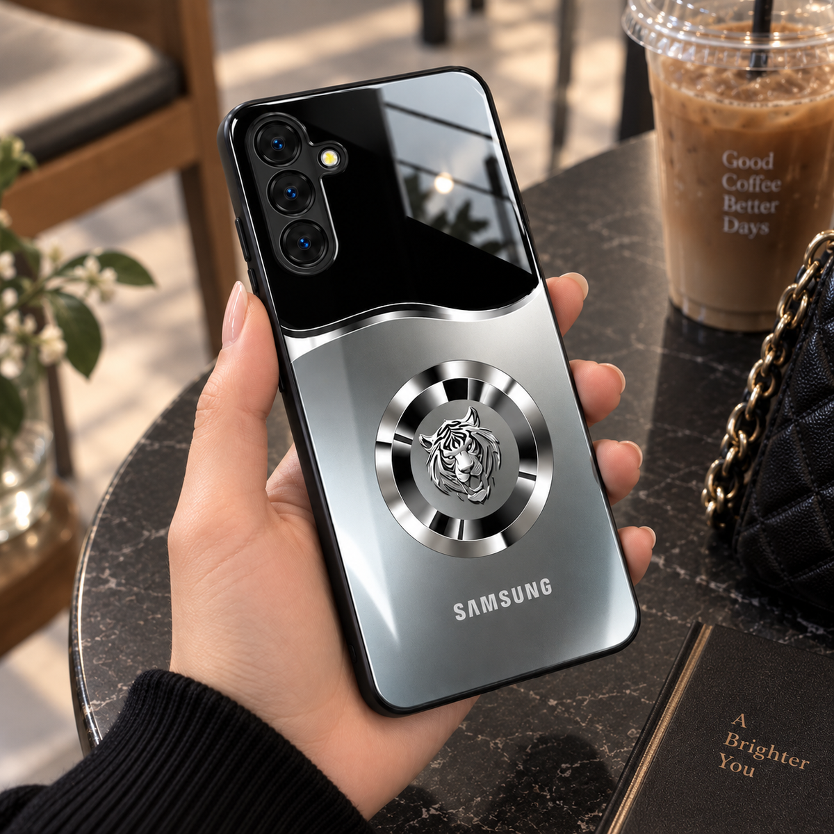 Galaxy Series - Silver Tiger MagRing Case