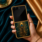 Galaxy Z Flip Series - Luxury Feather Case