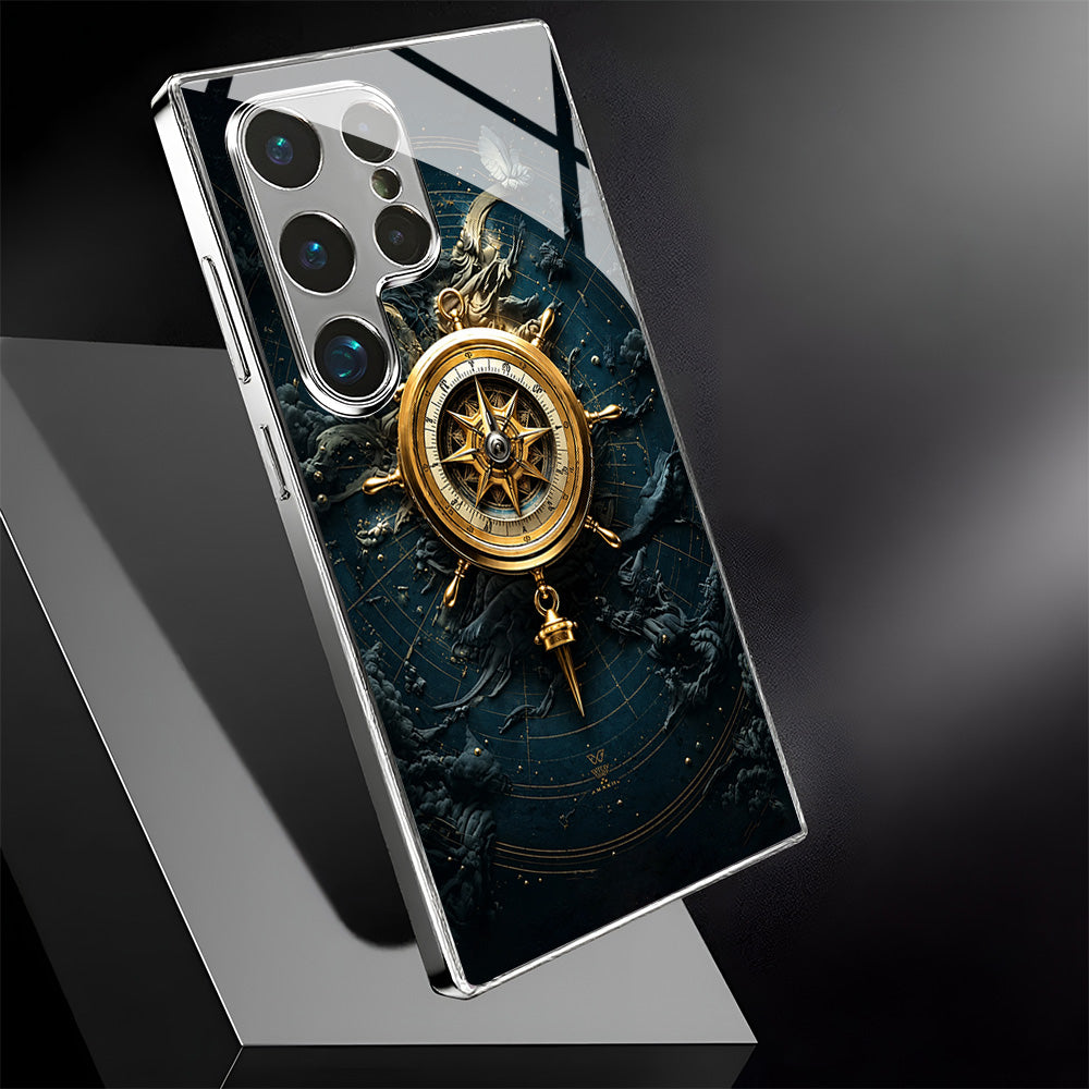 Galaxy - Vintage Nautical Compass Case