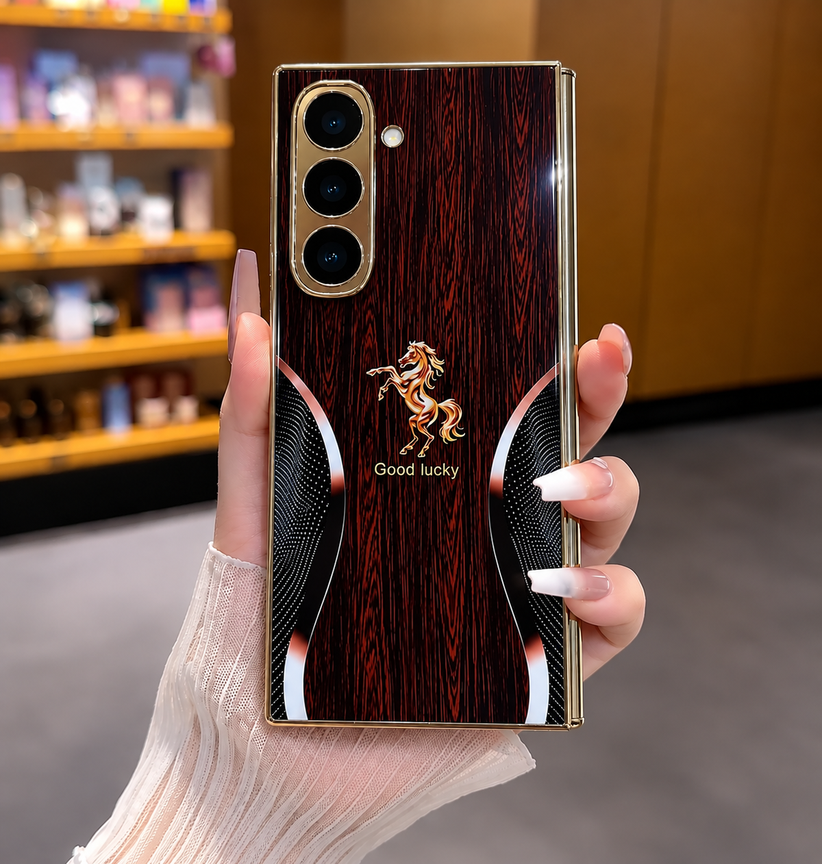 Galaxy Series - Golden Steed Luxury Phone Case