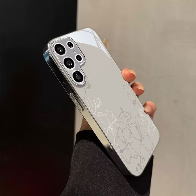 Galaxy - Floral Ivory Luxe Phone Case