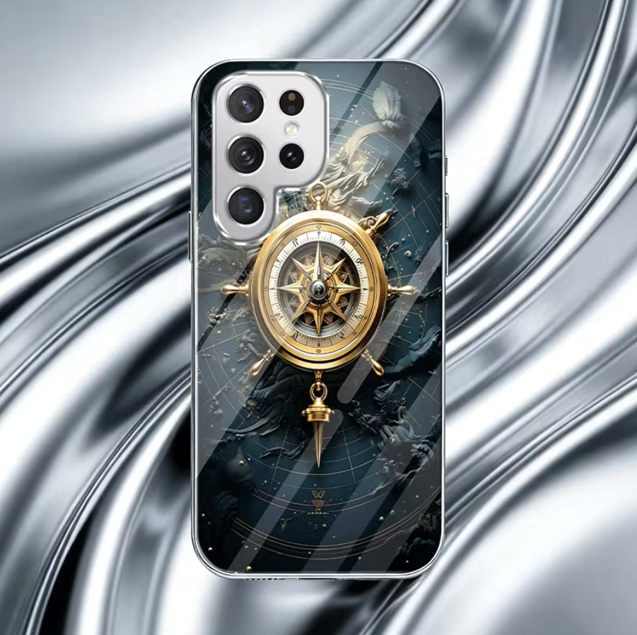 Galaxy - Vintage Nautical Compass Case