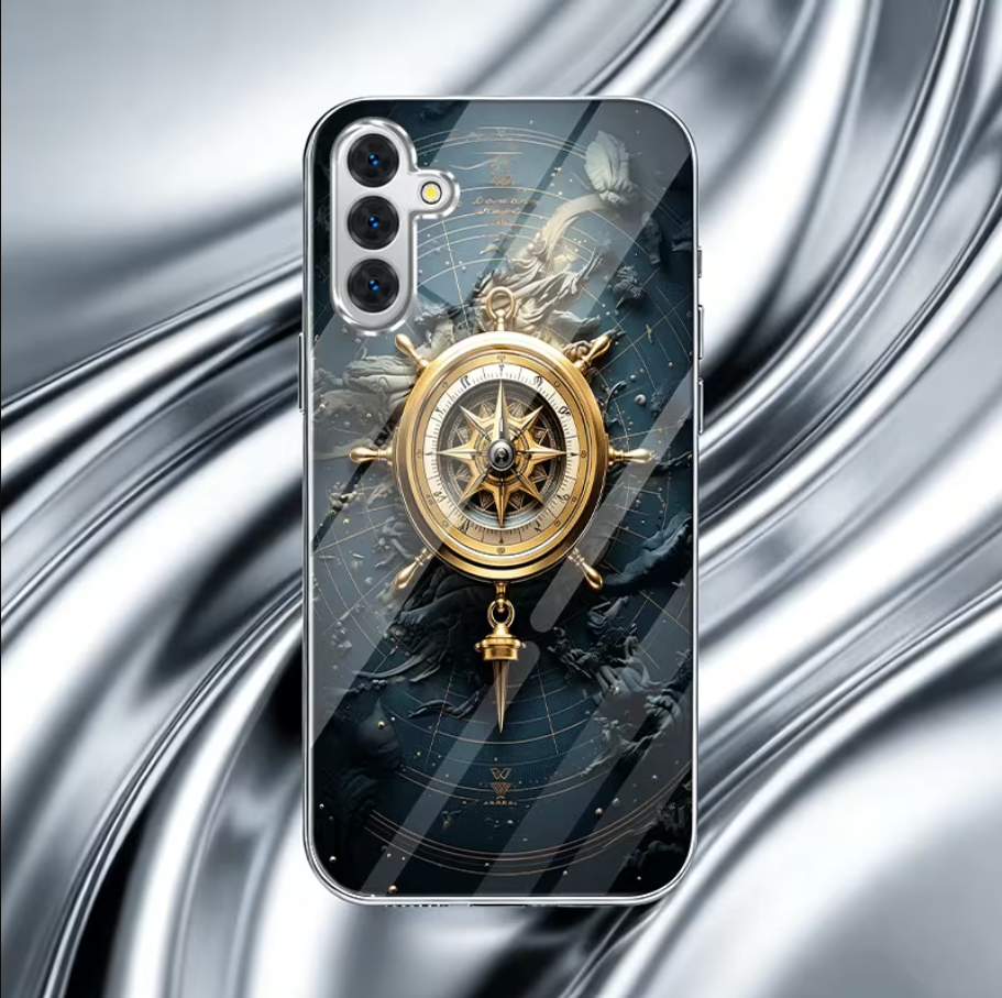Galaxy - Vintage Nautical Compass Case