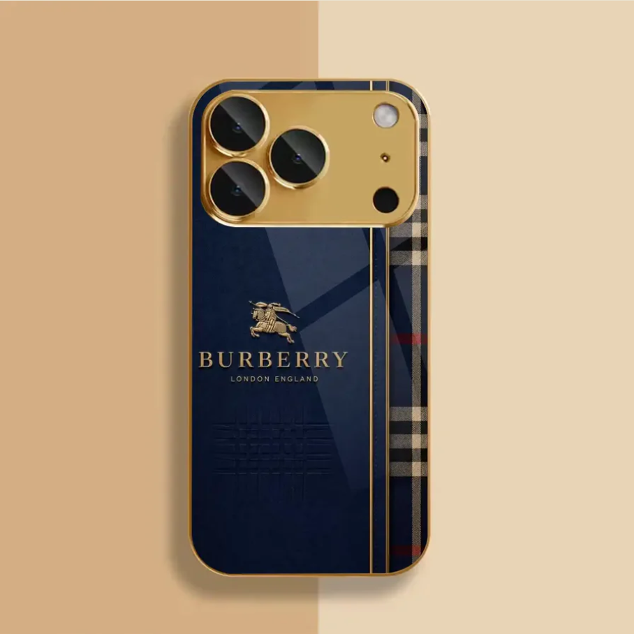 Heritage Check Gold Case
