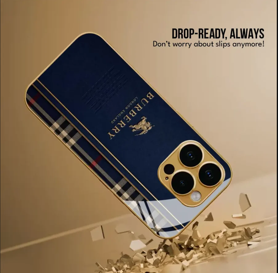 Heritage Check Gold Case