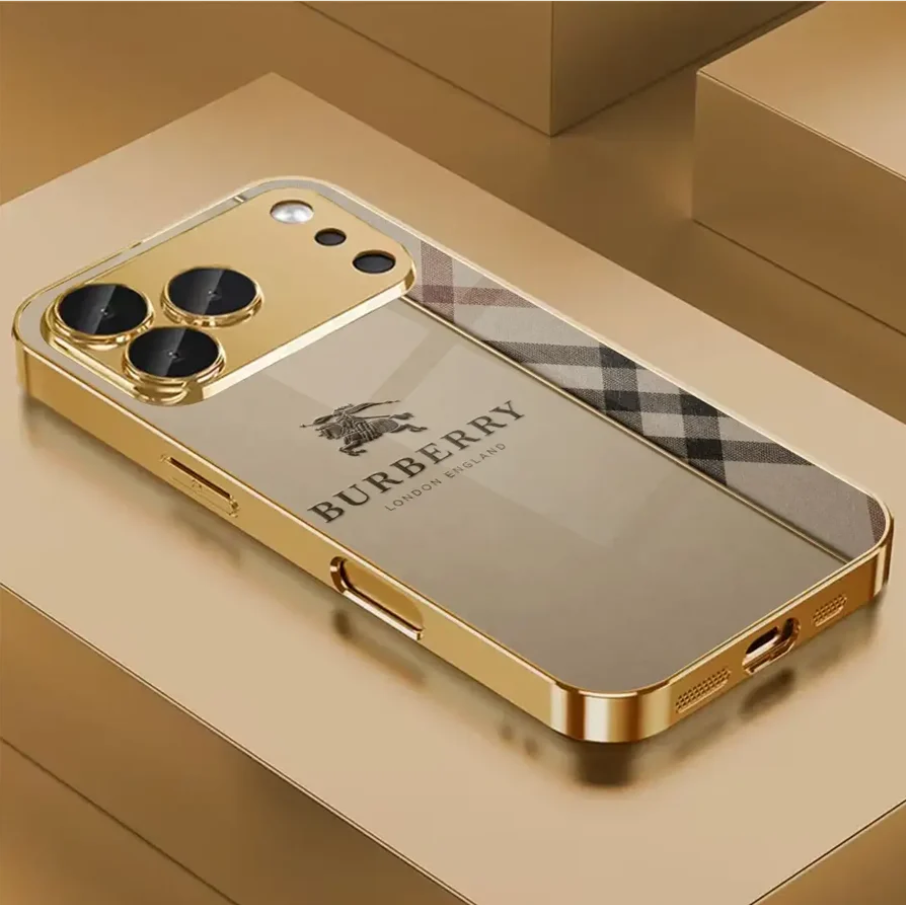Heritage Check Gold Case