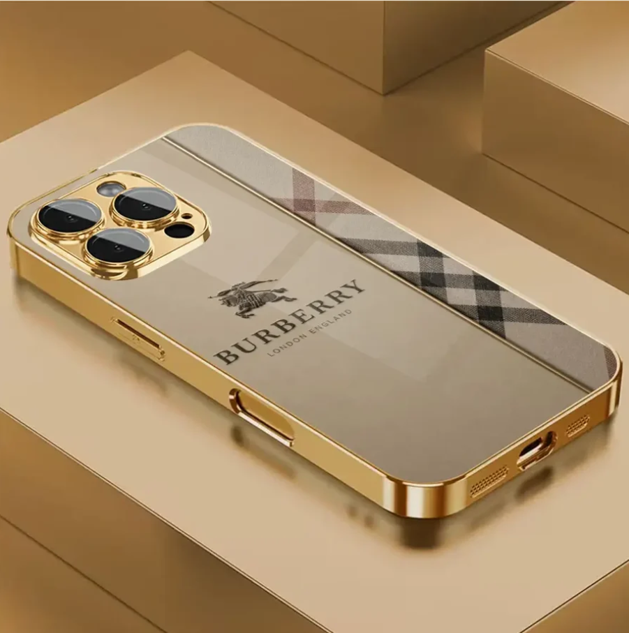 Heritage Check Gold Case