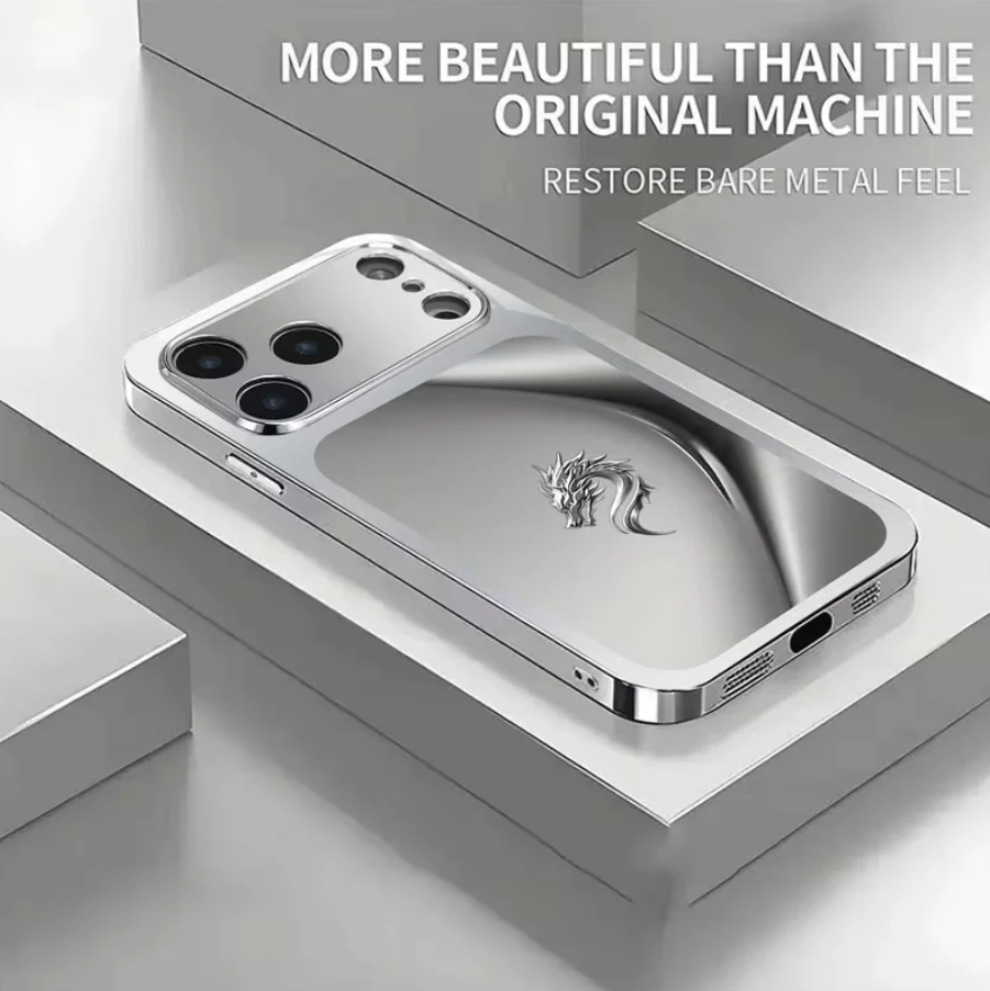 Silver Dragon Electoplating Phone Case