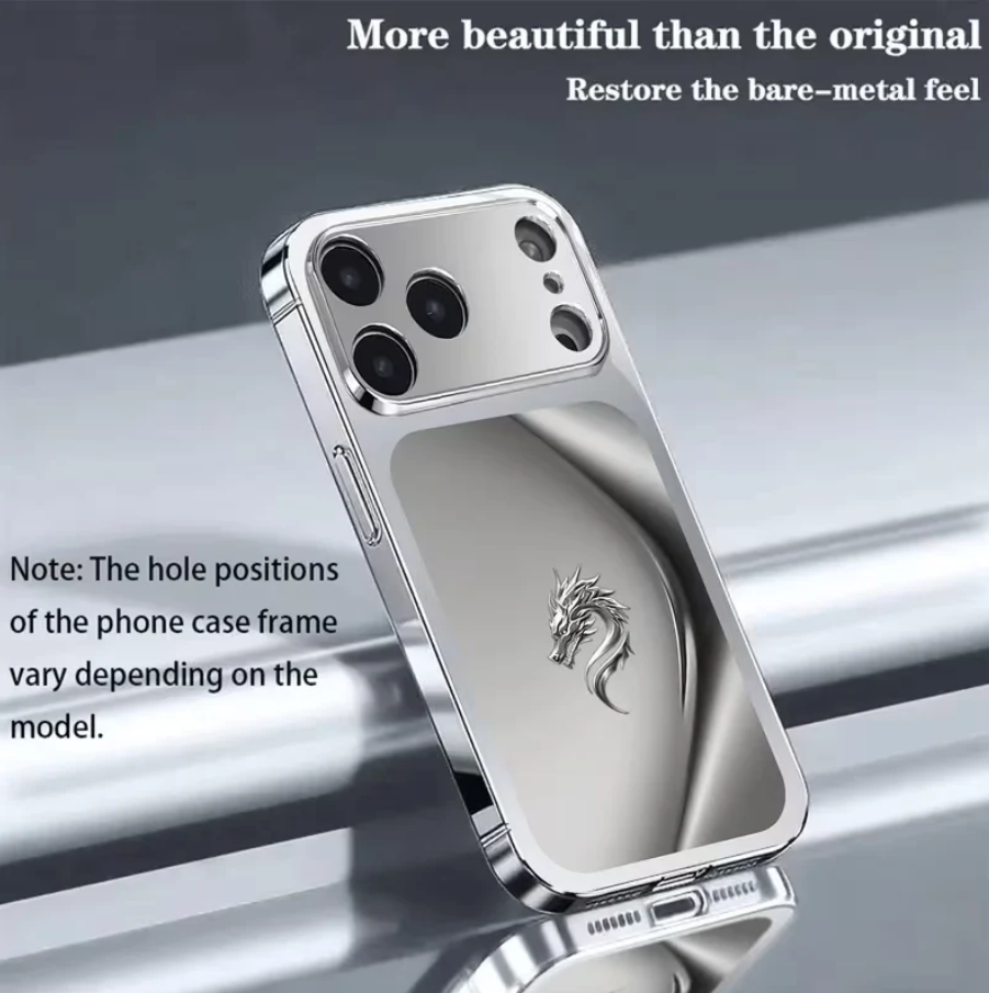Silver Dragon Electoplating Phone Case