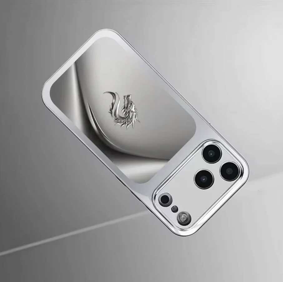 Silver Dragon Electoplating Phone Case