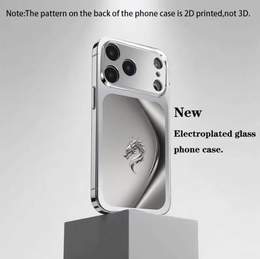 Silver Dragon Electoplating Phone Case