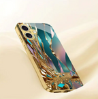 Golden Prism Luxury Glass Phone Case