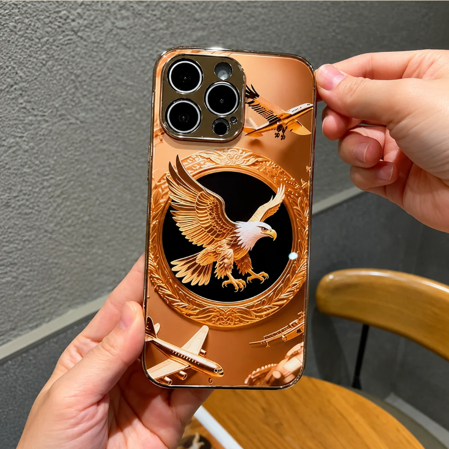 Golden Eagle Aviation Glass Case