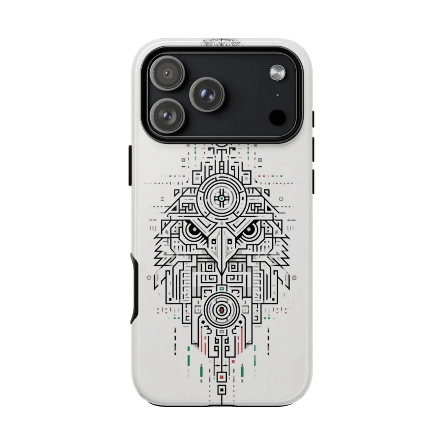 Futuristic Geometric Eagle Phone Case