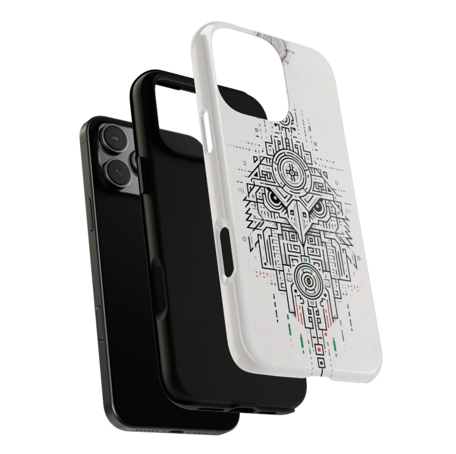 Futuristic Geometric Eagle Phone Case