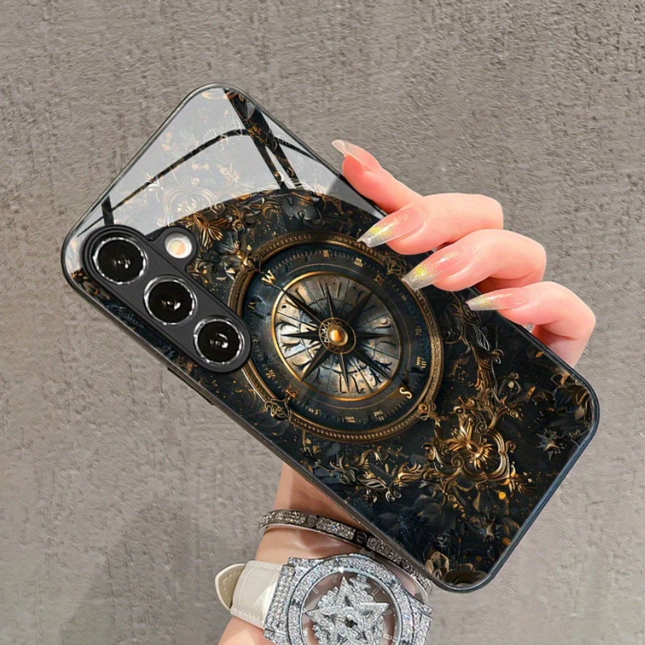 Galaxy Series - Retro Compass Luxe Case