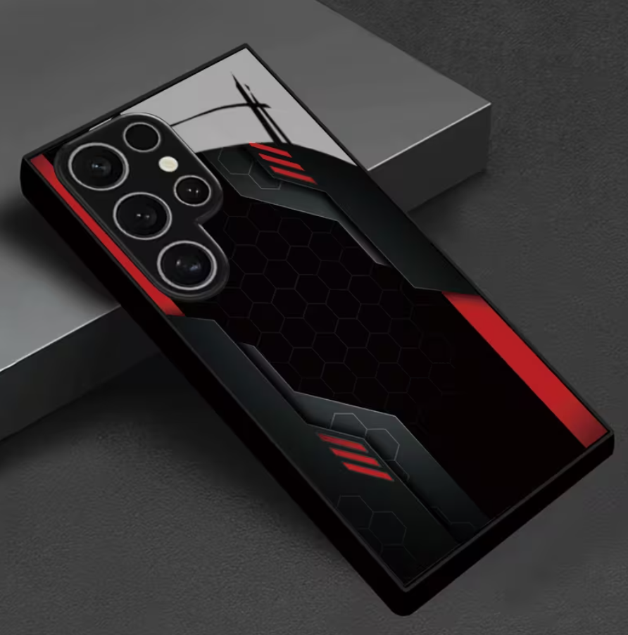 Galaxy Series - Techno Hex Futuristic Phone Case
