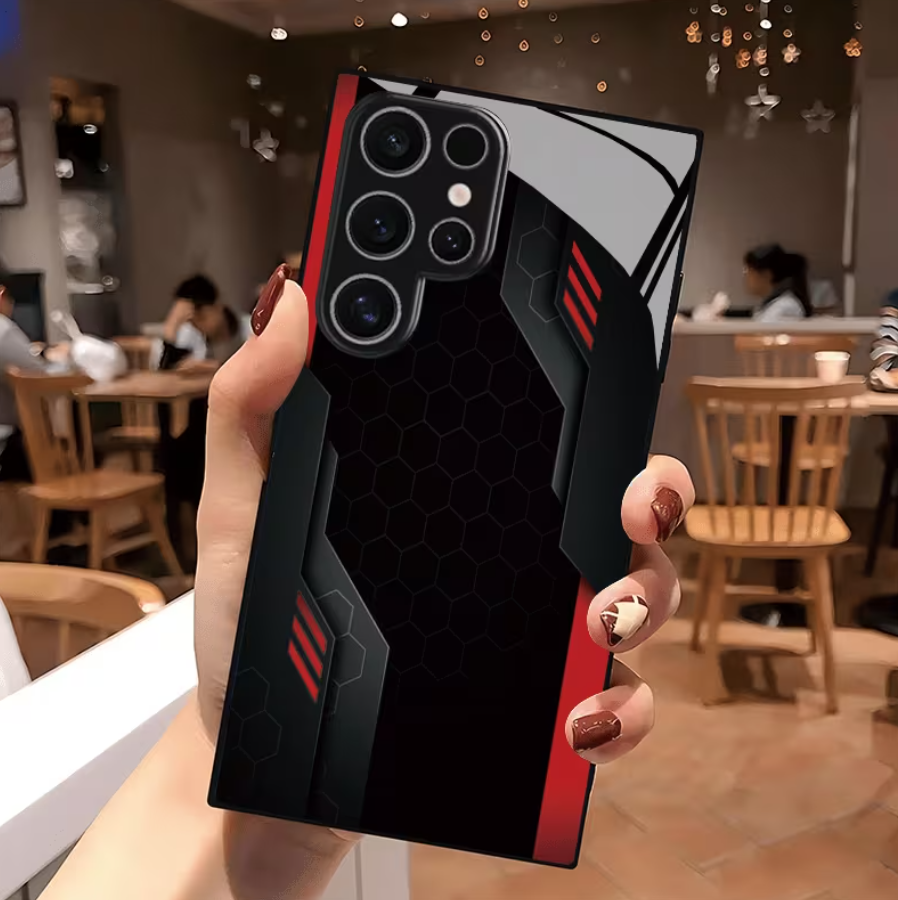 Galaxy Series - Techno Hex Futuristic Phone Case