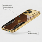 Royal Stallion Wood Glass Case