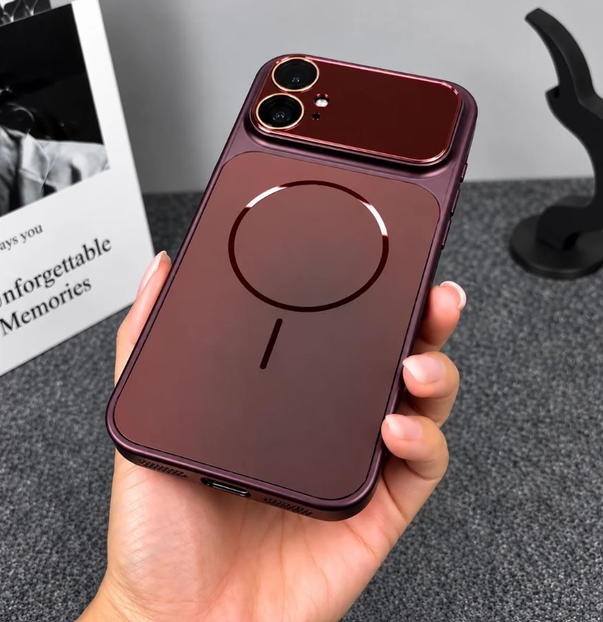 Burgundy MagSafe Luxe Case