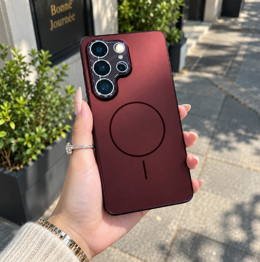 Galaxy - Burgundy MagSafe Luxe Case