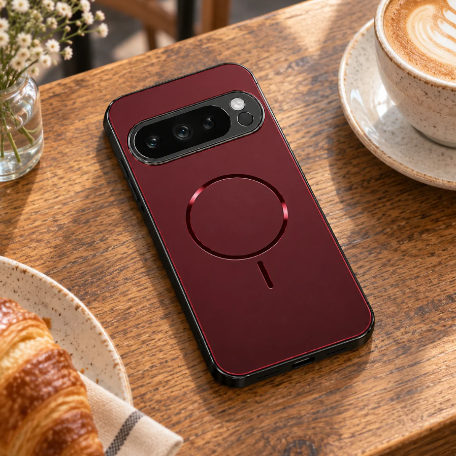Google Pixel - Burgundy MagSafe Luxe Case