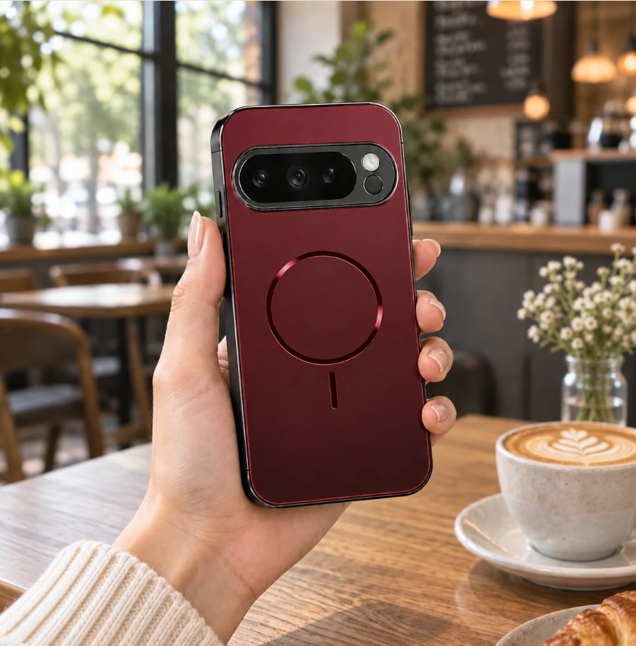 Google Pixel - Burgundy MagSafe Luxe Case
