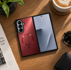 Galaxy Z Fold - Burgundy MagSafe Luxe Case