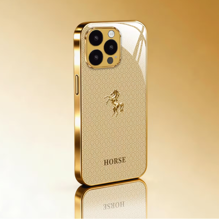 Royal Crest Golden Horse Case