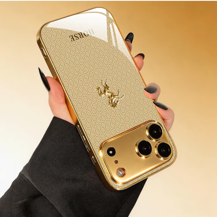 Royal Crest Golden Horse Case