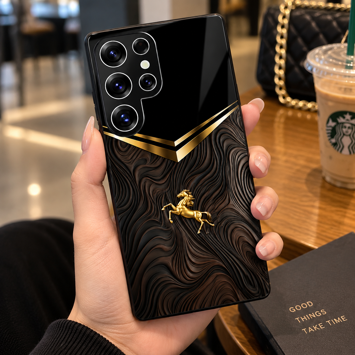Galaxy Series - Black & Gold Stallion