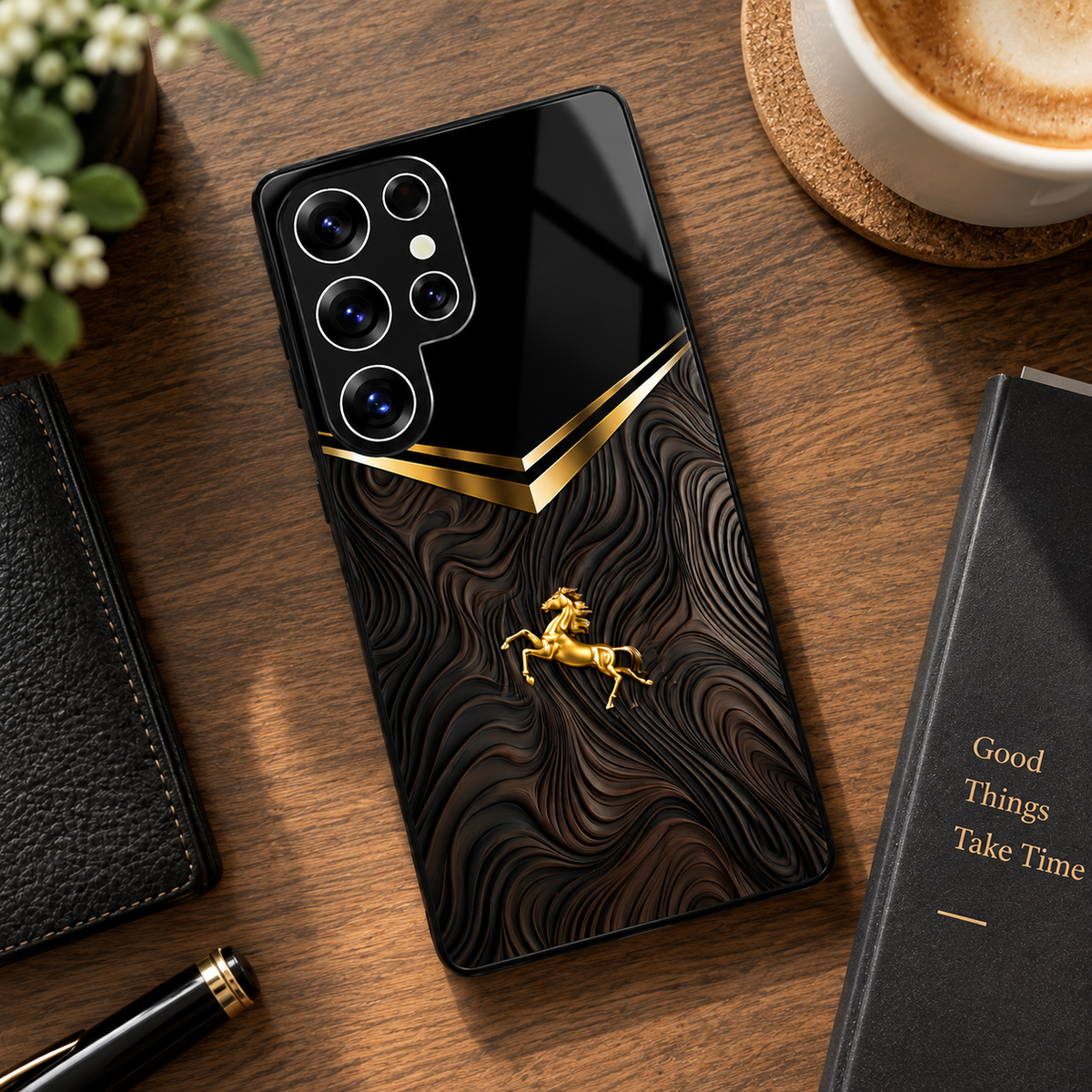 Galaxy Series - Black & Gold Stallion