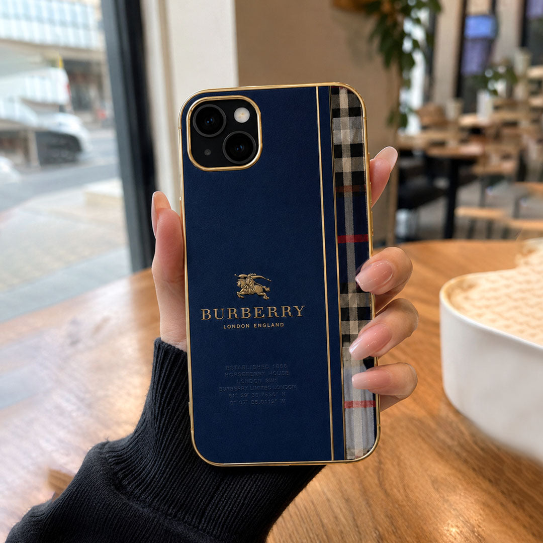 Heritage Check Gold Case