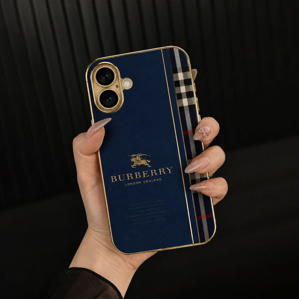 Heritage Check Gold Case
