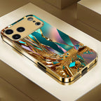 Golden Prism Luxury Glass Phone Case